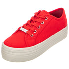 Bobbi - Scarpe Stringate Profilo Basso Donna Rosse SMPBOBBI-RED . STEVE MADDEN 