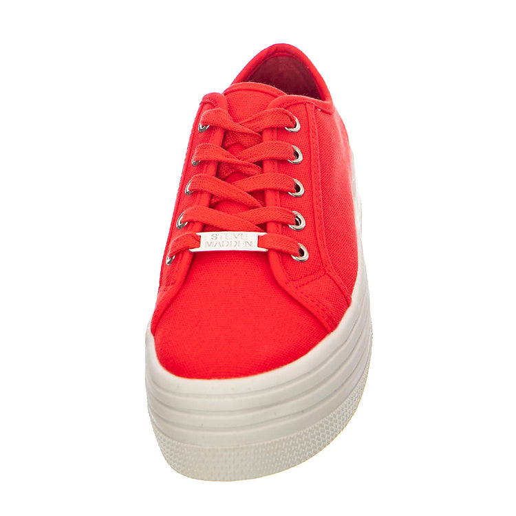 Bobbi - Scarpe Stringate Profilo Basso Donna Rosse SMPBOBBI-RED . STEVE MADDEN 