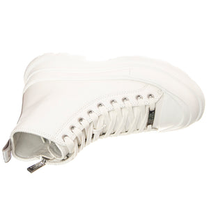 Captor - Scarpe Stringate Profilo Alto Donna Bianche SMPCAPTOR-WHTWHT . STEVE MADDEN 
