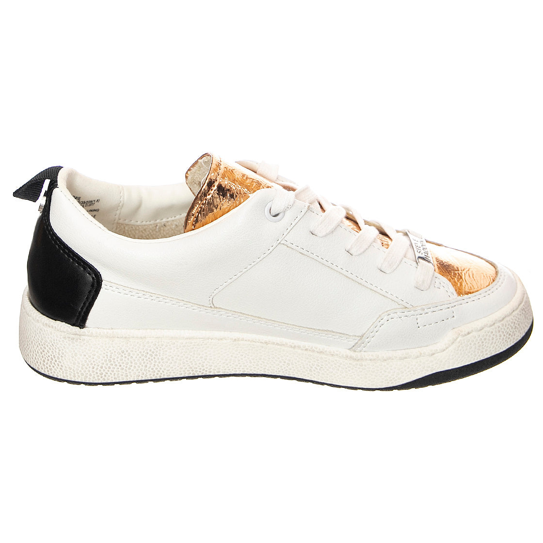 Gimmie Action - Scarpe Stringate Profilo Basso Donna Bianche / Cow SMPGIMMIE-WHTMLT . STEVE MADDEN 