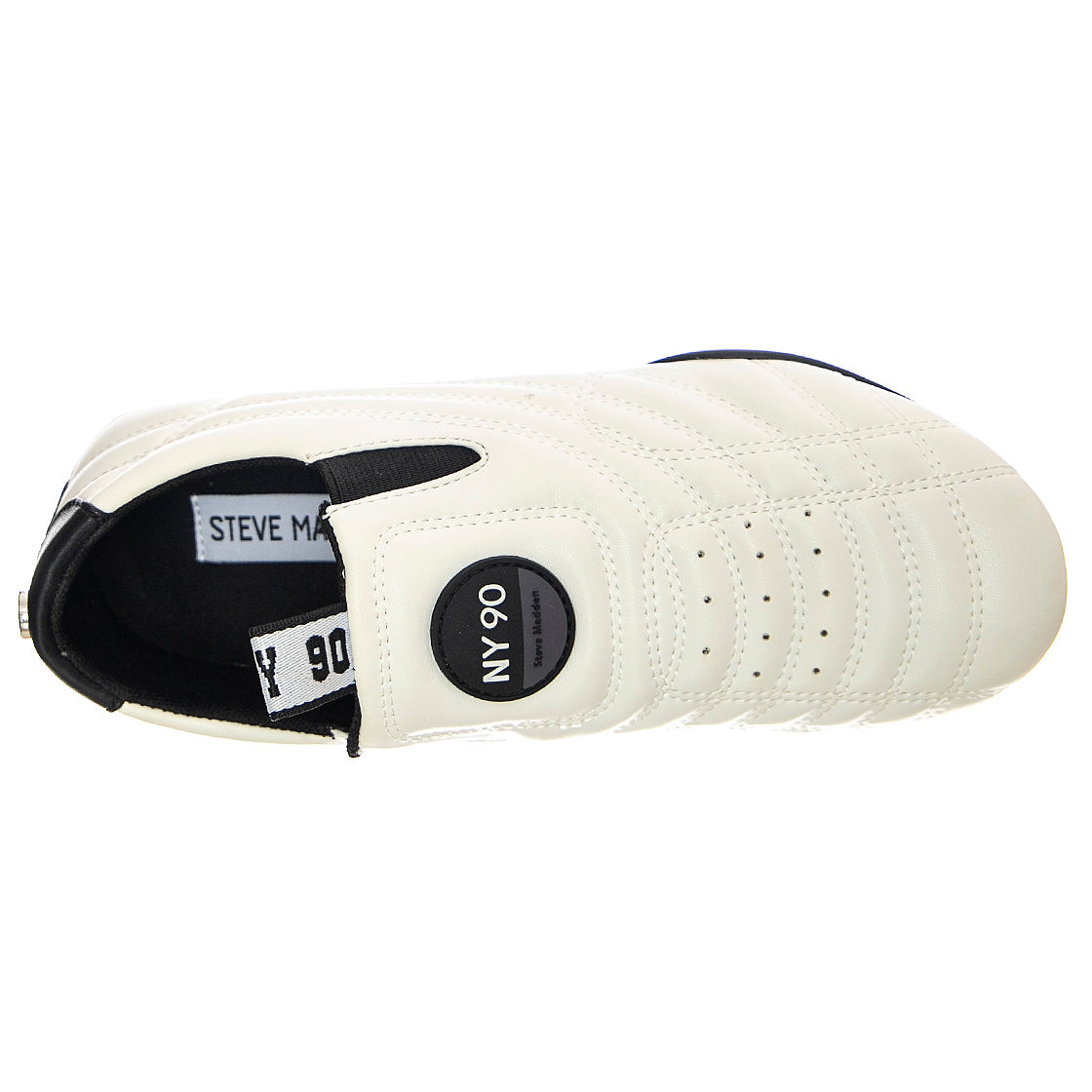 Namaste - Scarpe Stringate Profilo Basso Donna Bianche / Nere SMPNAMASTE-WHT . STEVE MADDEN 