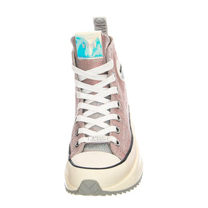 Shark - Scarpe Stringate Profilo Alto Donna Multicolore / Glitter SMPSHARK-PNKGLI . STEVE MADDEN 