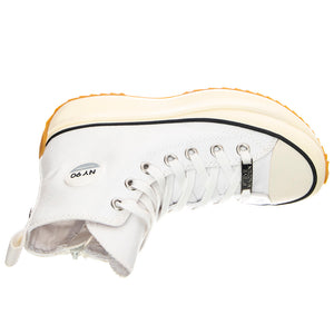 Shark - Scarpe Stringate Profilo Alto Donna Bianche SMPSHARK-WHTC . STEVE MADDEN 