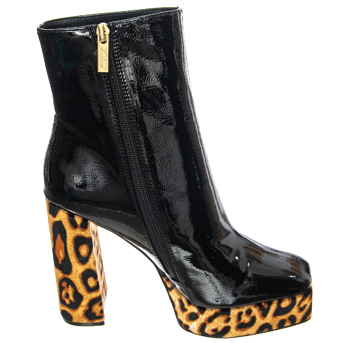 Lucrative - Stivaletti Profilo alla Caviglia Donna Neri / Leopard SMSLUCRATIVE-LEOMLT . STEVE MADDEN 