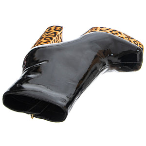 Lucrative - Stivaletti Profilo alla Caviglia Donna Neri / Leopard SMSLUCRATIVE-LEOMLT . STEVE MADDEN 