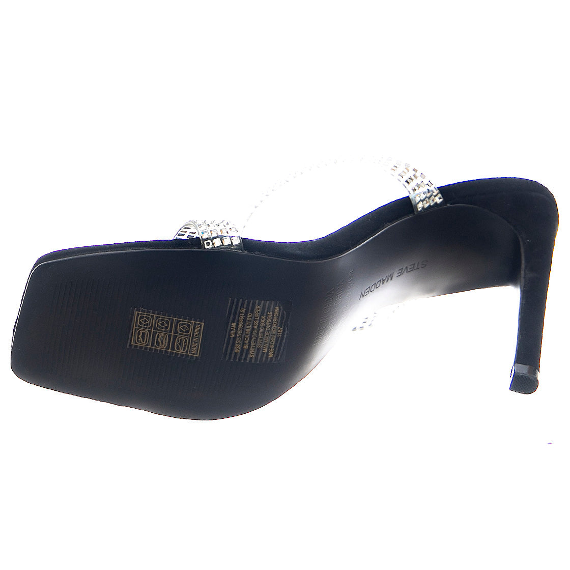 Milani - Sandali Donna Neri / Argento SMSMILANI-BLKMLT . STEVE MADDEN 
