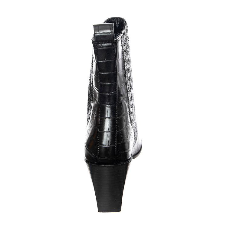 Renewed - Stivaletti Profilo alla Caviglia Donna Neri / Croco SMSRENEWED-BLK . STEVE MADDEN 
