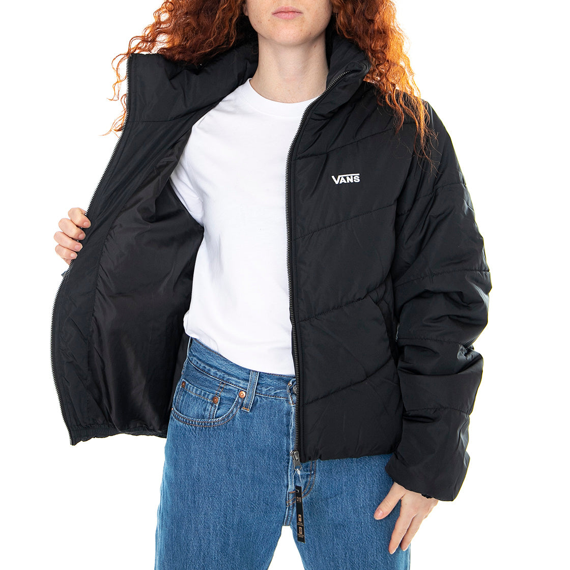 Foundry V Puffer - Giacca Invernale Donna Mte / Nera VN0A4V8MBLK1 . VANS 