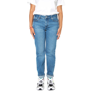 Low Pitch Straight Napa Moon - Pantaloni Denim Jeans Donna Blu A1559-0002 . LEVIS 