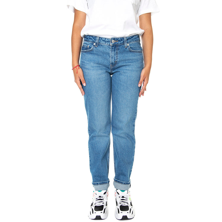 Low Pitch Straight Napa Moon - Pantaloni Denim Jeans Donna Blu A1559-0002 . LEVIS 