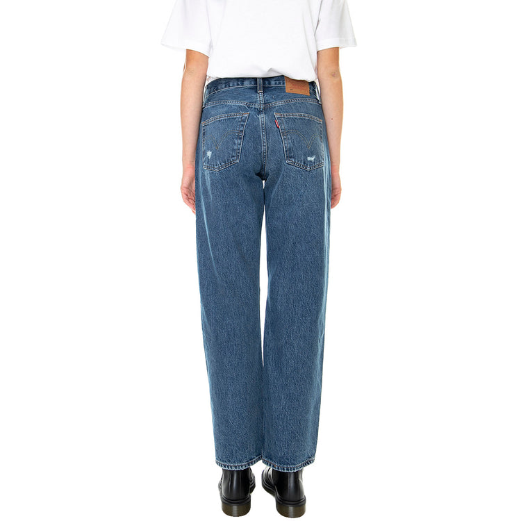 90'S 501 Z3269 Indigo Destructed - Pantaloni Denim Jeans Donna Blu A1959-0010 . LEVIS 