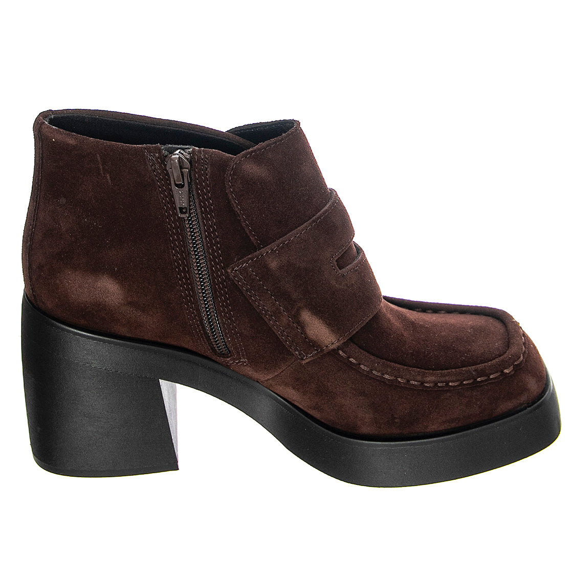 Brooke Cow Suede Espresso - Stivaletti Profilo alla Caviglia Donna Marroni VBS5244-140-36 . VAGABOND 