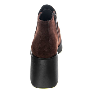 Brooke Cow Suede Espresso - Stivaletti Profilo alla Caviglia Donna Marroni VBS5244-140-36 . VAGABOND 