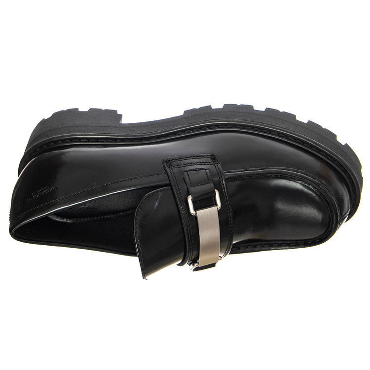 Cosmo 2.0 Cow Leather Black - Mocassini Donna Neri con Dettagli a Contrasto VBS5249-104-20 . VAGABOND 