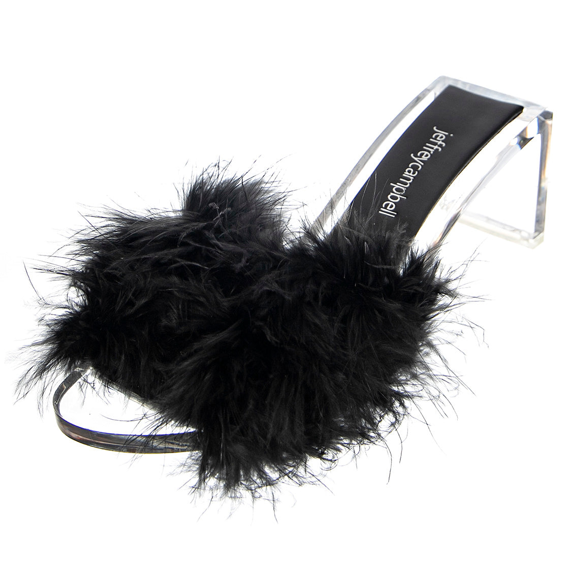 Luxuries Black Faux Suede+Fur - Sandali Donna Neri JCSJC-931-1-7 -BLA . JEFFREY CAMPBELL 