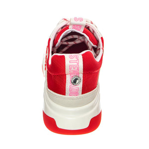 Gamegirl White / Red - Scarpe Stringate Profilo Basso Donna Bianche / Rosse SMPGAMEGIRL-WHT . STEVE MADDEN 