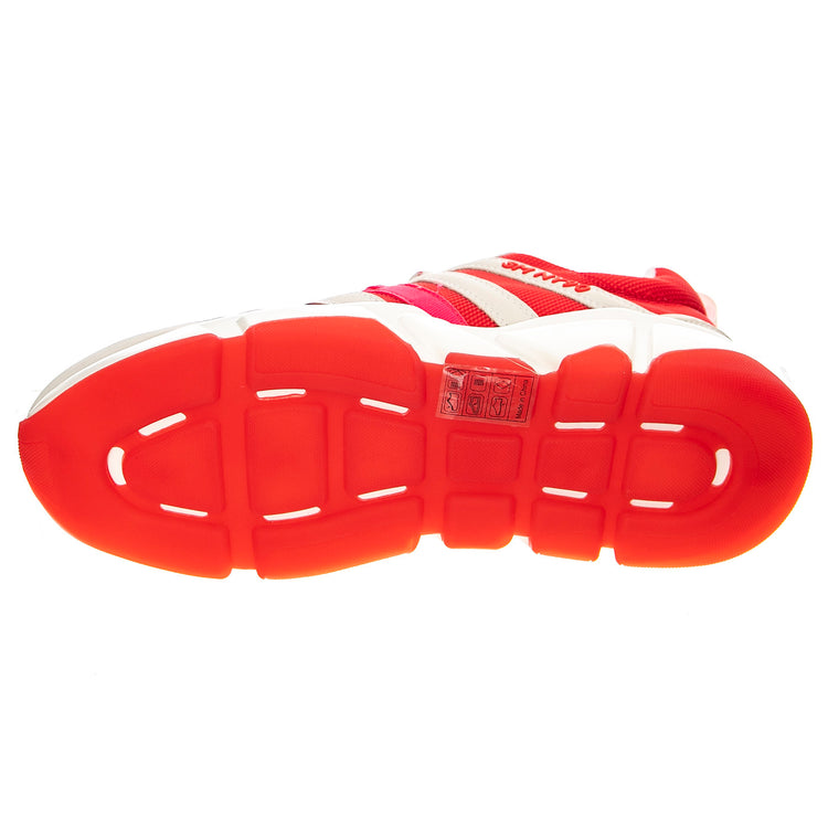 Gamegirl White / Red - Scarpe Stringate Profilo Basso Donna Bianche / Rosse SMPGAMEGIRL-WHT . STEVE MADDEN 