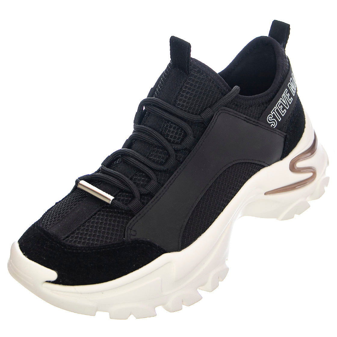 Medusa - Scarpe Stringate Profilo Basso Donna Nere SMPMEDUSA-BLK . STEVE MADDEN 