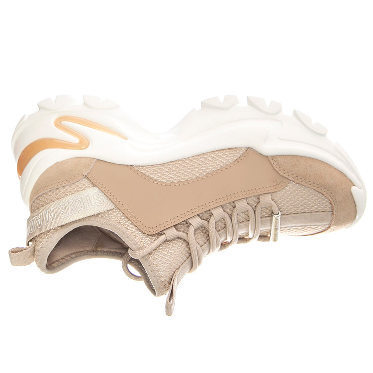 Medusa - Scarpe Stringate Profilo Basso Donna Beige SMPMEDUSA-BLS . STEVE MADDEN 