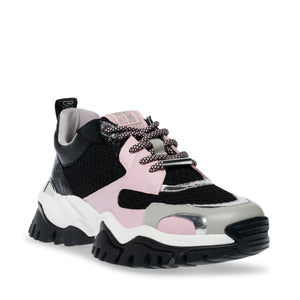 Trilling Pink / Blk - Scarpe Stringate Profilo Basso Donna Rosa / Nere SMPTHRILLING-PIN . STEVE MADDEN 