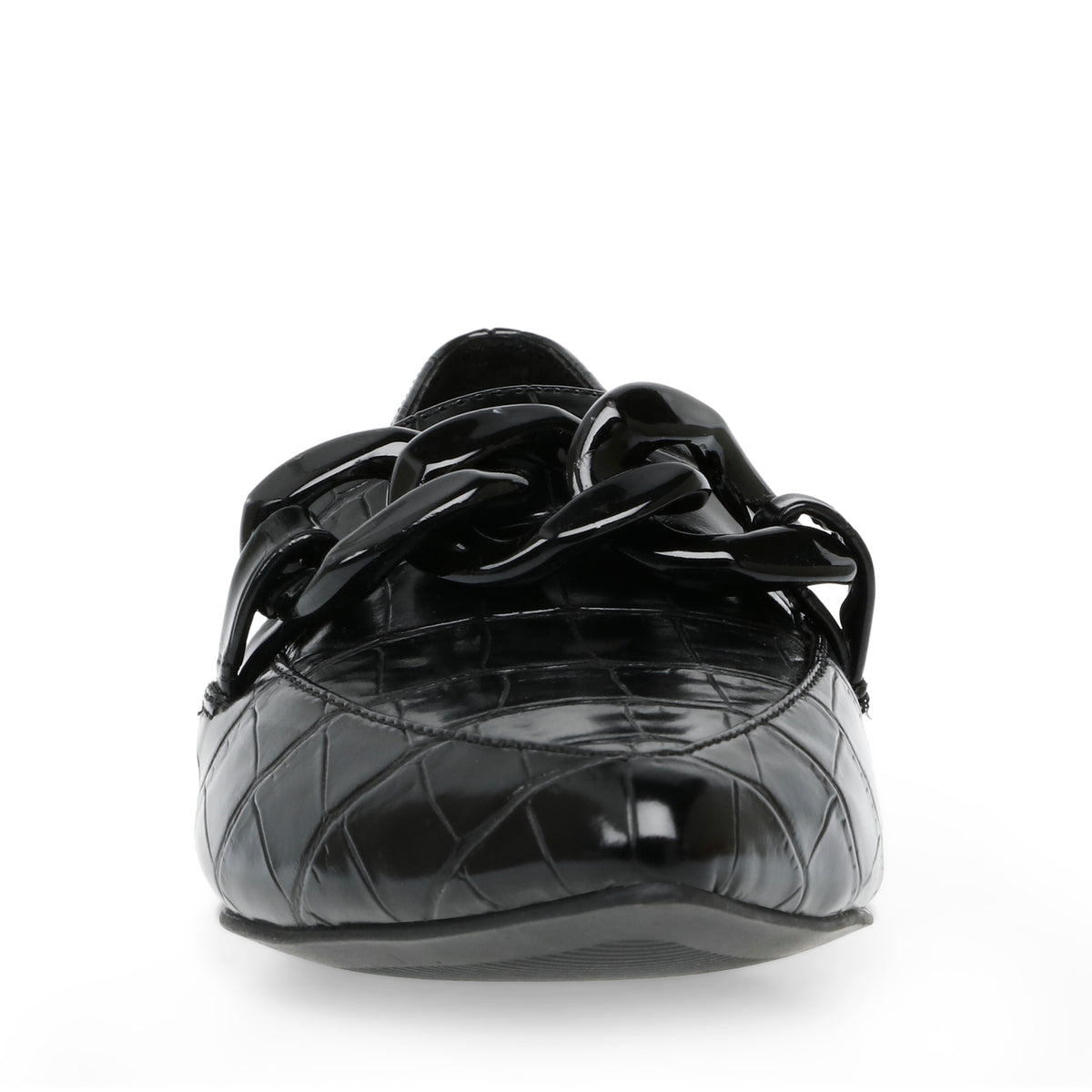 Famed Black Croc - Scarpe Basse Donna Nere SMSFAMED-BLA . STEVE MADDEN 