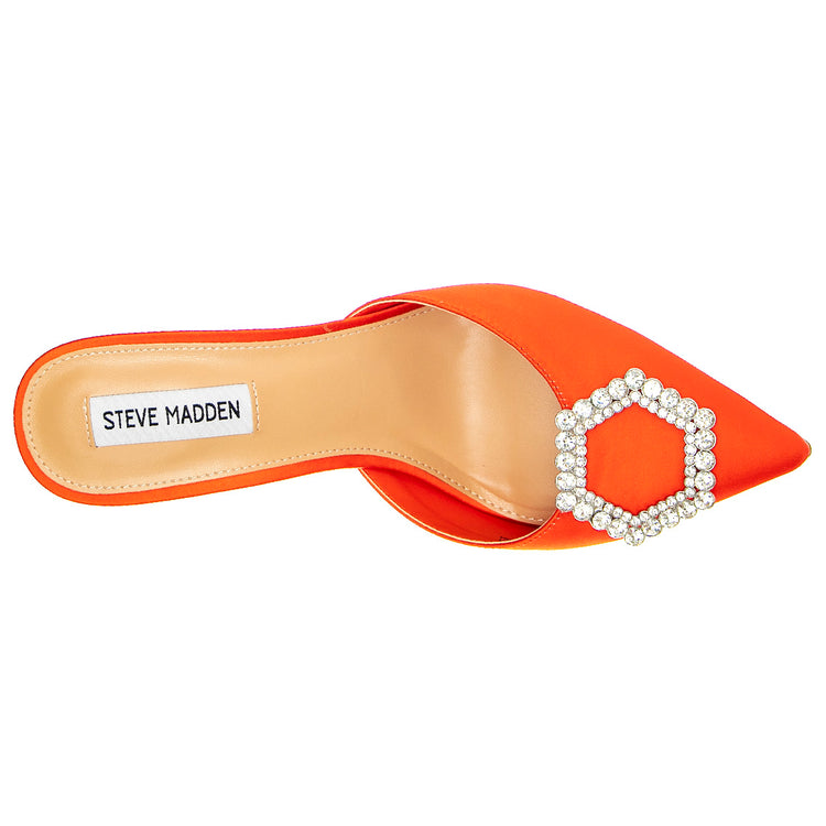 Luxe City Red Satin - Sandali Donna Arancioni SMSLUXE CITY-RED . STEVE MADDEN 