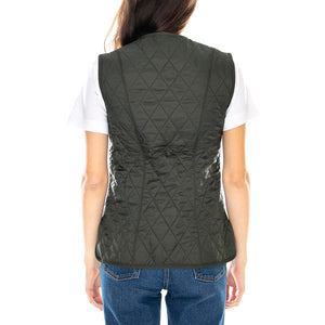 FLEECE BETTY LINER OLIVE - Giacca Smanicata Donna Verde LLI0003-OL71 . BARBOUR 