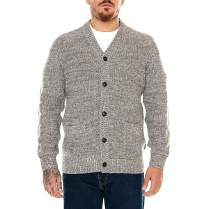 M' Sid Cardigan Stone Marl - Cardigan Uomo Grigio MKN1484-ST39-FW23 . BARBOUR 