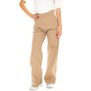 W' Jens Pant Dusty H Brown /stone washed - Pantaloni Donna Marroni I032257.07E06 . CARHARTT WIP 