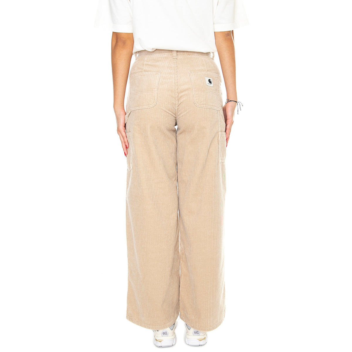 W' Jens Pant Wall /rinsed - Pantaloni Donna Beige I032258.G102 . CARHARTT WIP 