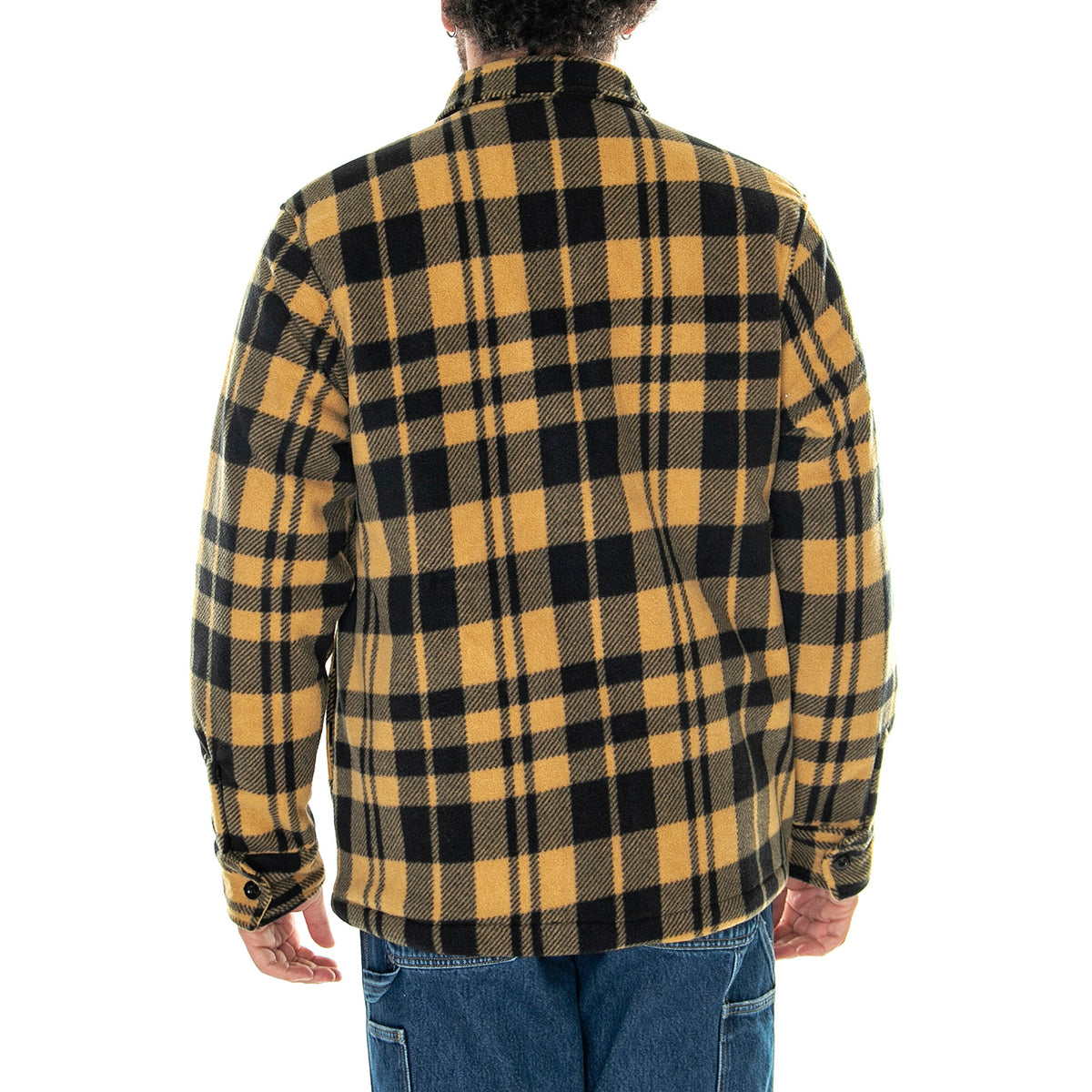 Plaid Shacket Yellow Check - Giacca Uomo Multicolore 6040057-13793 . CAT 