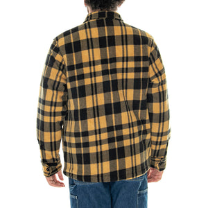 Plaid Shacket Yellow Check - Giacca Uomo Multicolore 6040057-13793 . CAT 