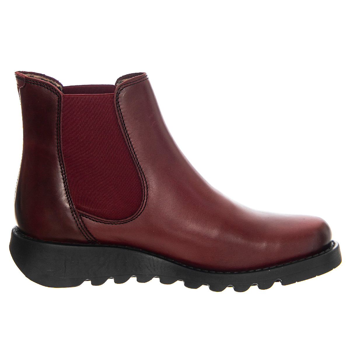 W' Salv Rug Purple Elastic Burgundy Boots - Stivali Donna Bourdeaux P143195084 . FLY LONDON 