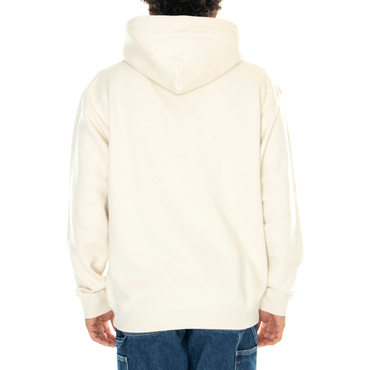 Huf Anthem P/O Hoodie Bone - Felpa con Cappuccio Uomo Beige PF00617-BONE . HUF 