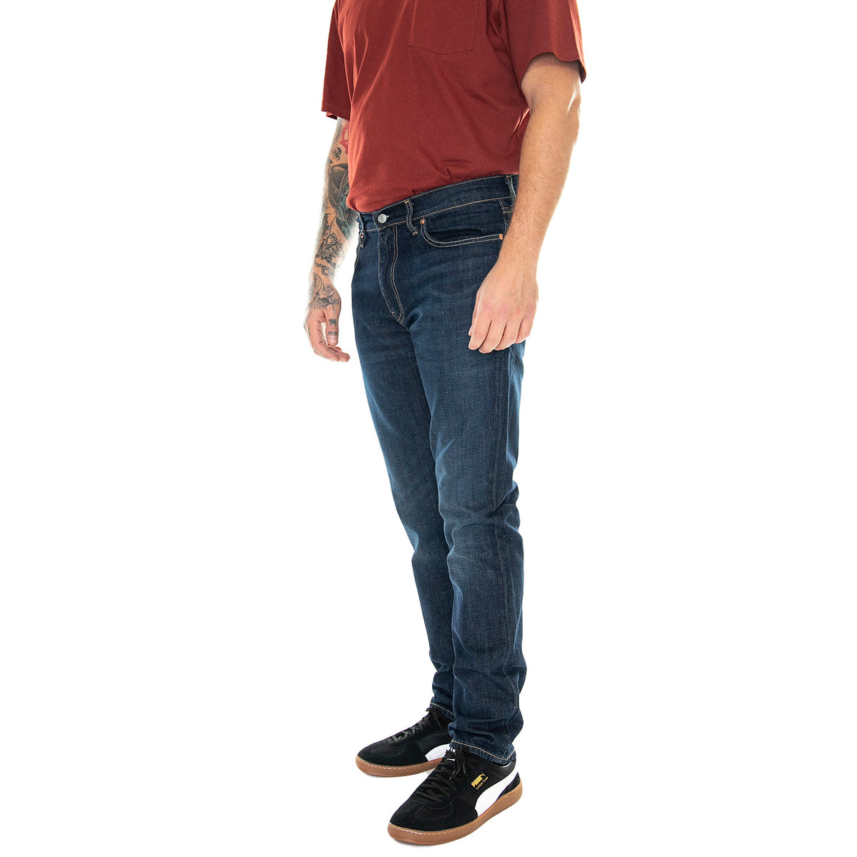 511 Slim Keepin It Clean Med Indigo - Worn In - Pantaloni Uomo Blu 04511-5661 . LEVIS 