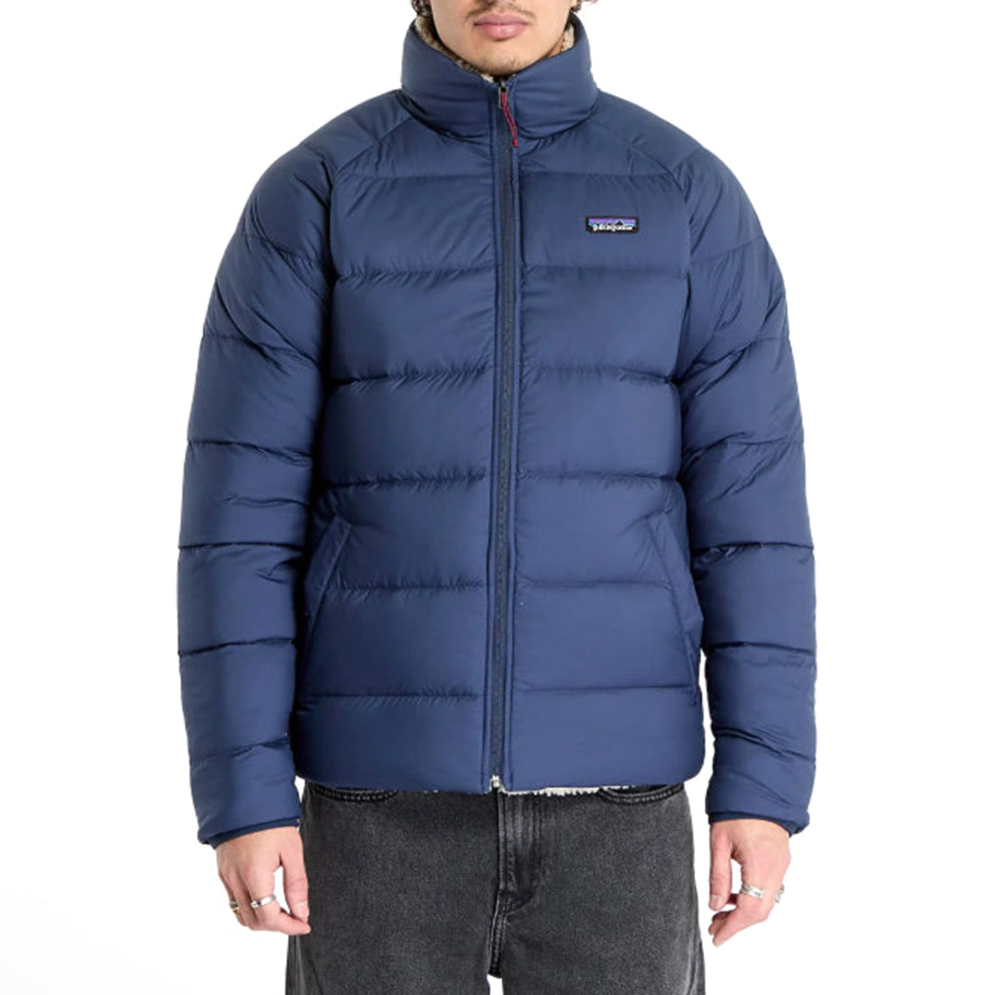 M'S REVERSIBLE SILENT DOWN JKT NEW NAVY - Giacca Uomo Blu 20670-NENA . PATAGONIA 