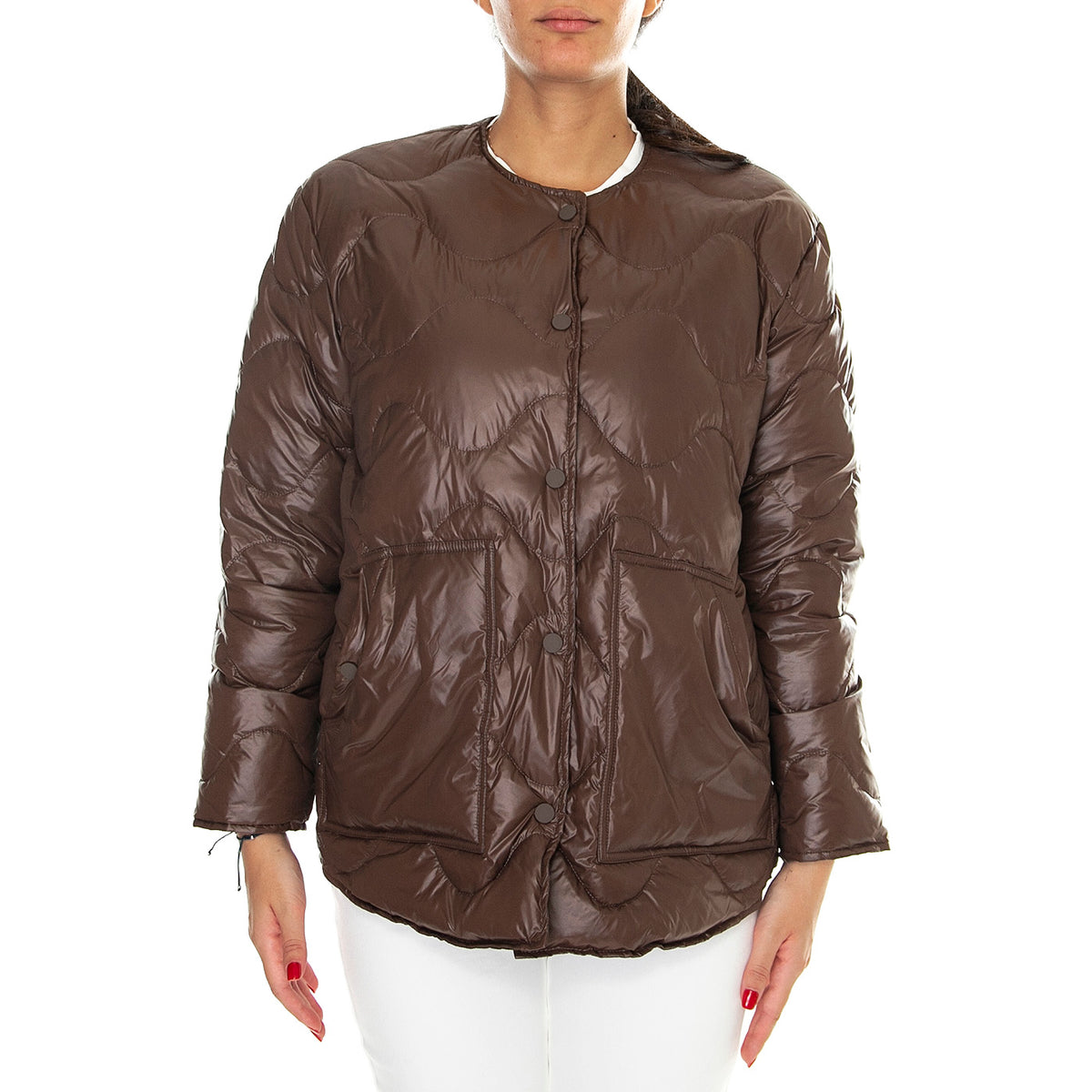 Capospalla Donna 260 Marrone Jacket W263BROOKE549W549-260 . SKILLS 