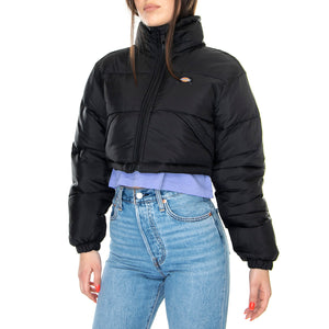 Alatina Cropped Black - Giacca Estiva Donna Nera DK0A4XR8BLK1 . DICKIES 