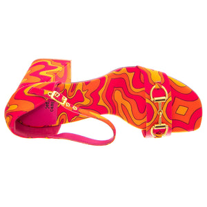 Pop-Star-B Fuchsia Multi Print - Sandali Donna Multicolore JCSJCD-176-2-03-FUC . JEFFREY CAMPBELL 