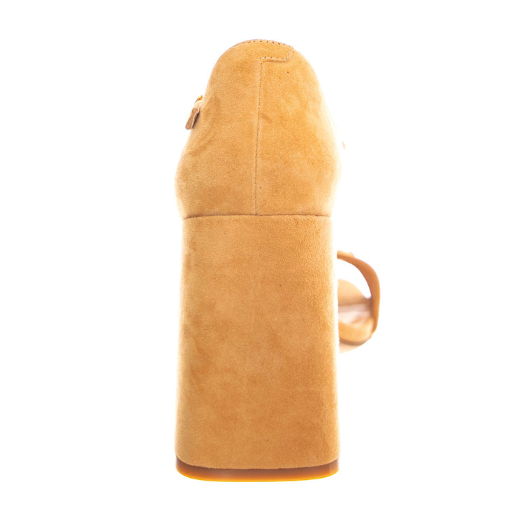 Pop-Star-B Natural Gold Suede - Sandali Donna Beige JCSJCD-176-2-06-NATG . JEFFREY CAMPBELL 