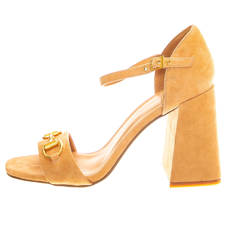 Pop-Star-B Natural Gold Suede - Sandali Donna Beige JCSJCD-176-2-06-NATG . JEFFREY CAMPBELL 
