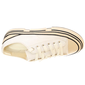 JC Play Endorphin-H Canvas White Shoes - Scarpe Donna Bianche PLSJCD-037-1-10-LWHT . JEFFREY CAMPBELL 