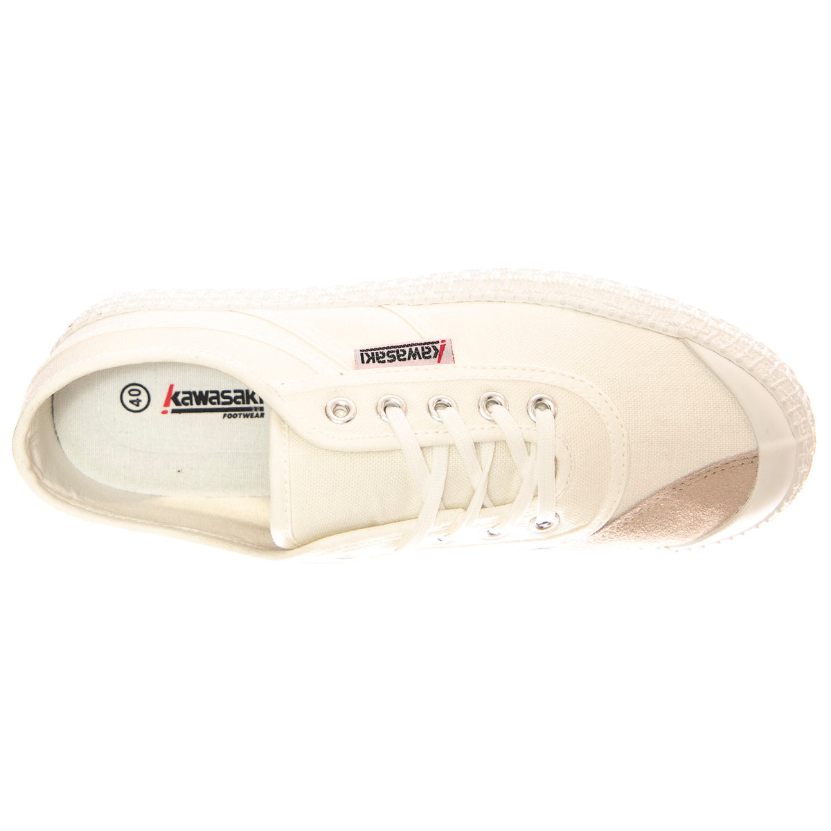 Original 3.0 White - Scarpe Stringate Profilo Basso Uomo Bianche KWS232427-1002 . KAWASAKI 