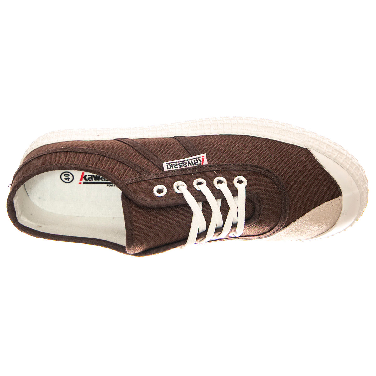 Original 3.0 Chocolate - Scarpe Stringate Profilo Basso Donna Marroni KWS232427-5045 . KAWASAKI 