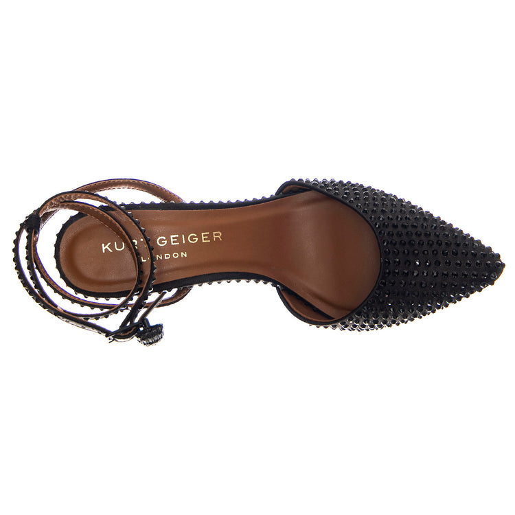 Bond 90 Ankle Closed Toe Black Fabric - Sandali Donna Neri KGS9559400609-00 . KURT GEIGER 