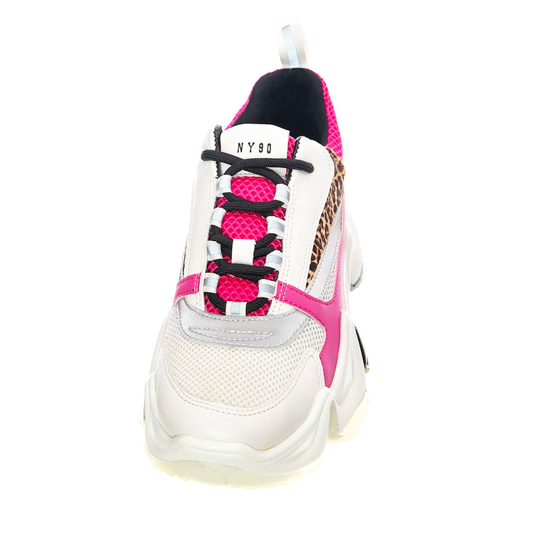 City - Scarpe Stringate Profilo Basso Donna Bianche / Multicolore 196010252659 . STEVE MADDEN 