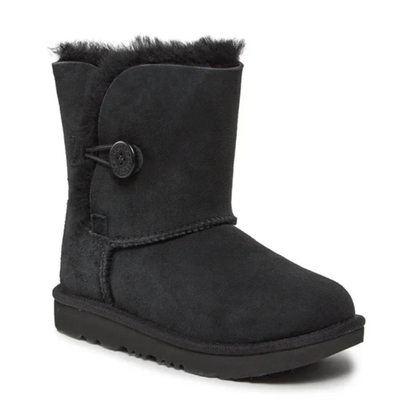 BAILEY BUTTON II BLACK - Stivaletti Bambino Neri UGKBLBBK1017400K . UGG 