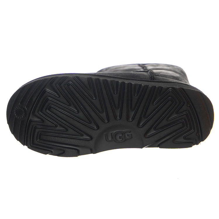 Classic Weather Short II Black K - Stivaletti Bambino Neri UGKCLSWPBK1019646K . UGG 