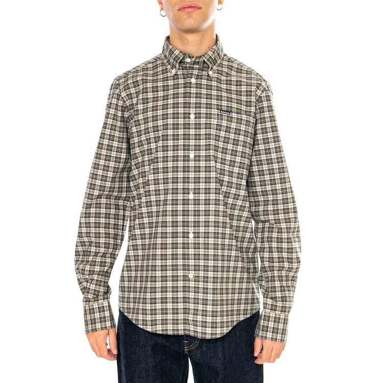 Lomomd Tailored Shirt Forest Mist - Camicia Uomo Multicolore MSH5023-TN16 . BARBOUR 
