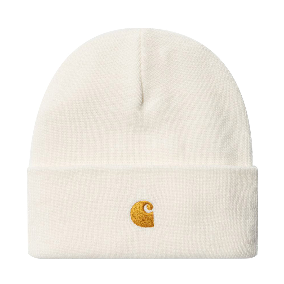 Chase Beanie Wax / Gold - Cappellino a Cuffia Bianco I026222.0SHXX . CARHARTT WIP 